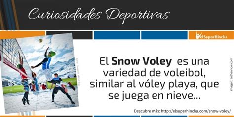Snow Voley O El Vóley Playa Que Se Juega En La Nieve ☃️