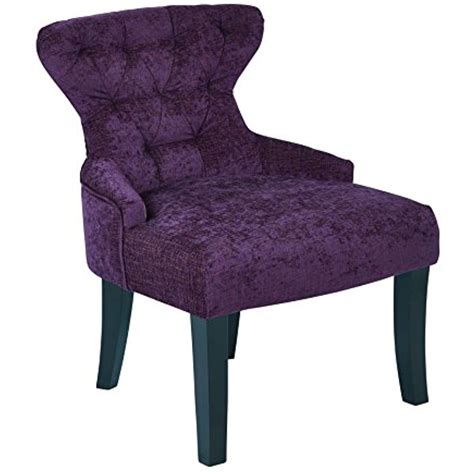 AVE SIX Curves Upholstered Hour Glass Accent Chair with ...