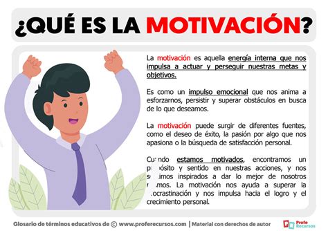 Qué es la Motivación Definición de Motivación