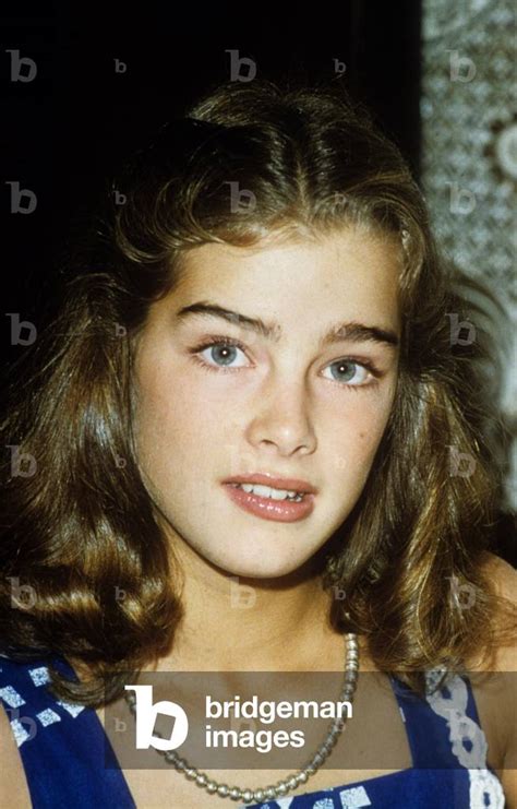 Image Of The American Actress Brooke Shields Born In 1965 March 1979