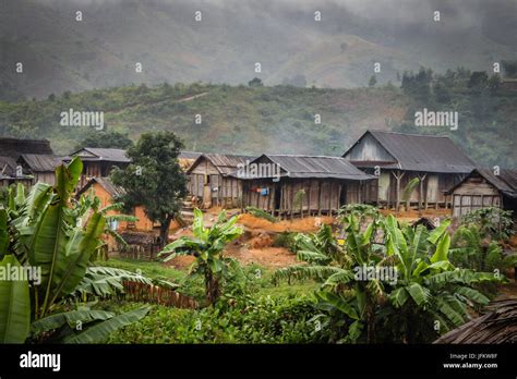 Small Village In The Madagascar Rainforest Stock Photo Alamy