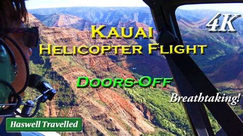 Spectacular Kauai Hawaii Doors Off Helicopter Tour With Napali Coast
