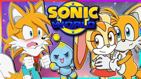 Tailsko Meets Cream Tails Plays Sonic World Female Tails Youtube