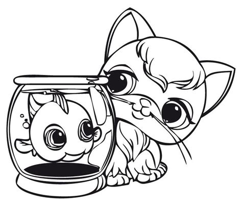 Dibujos Para Colorear Littlest Pet Shop 6 Coloriage Livre Coloriage