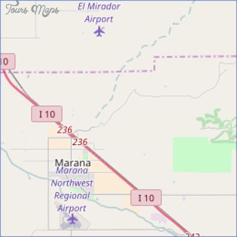 Marana Northwest Regional Airport Marana Map
