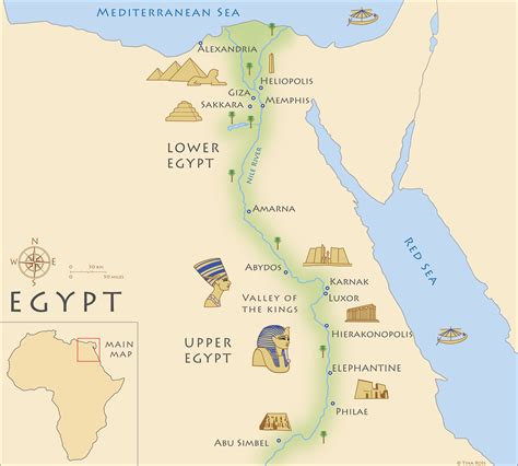 map of ancient egypt illustration world history encyclopedia