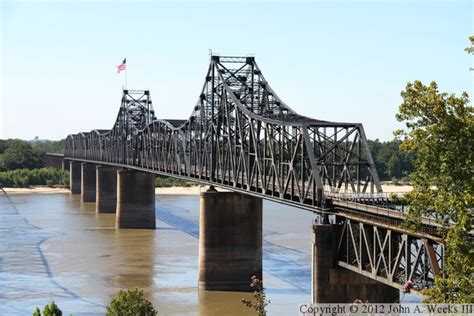 Industrial History 1930 Kcs And Old Vicksburg Bridge Over Mississippi