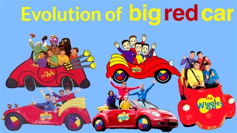 The Wiggles Evolution Of Big Red Car 1995 2006 2012 Youtube