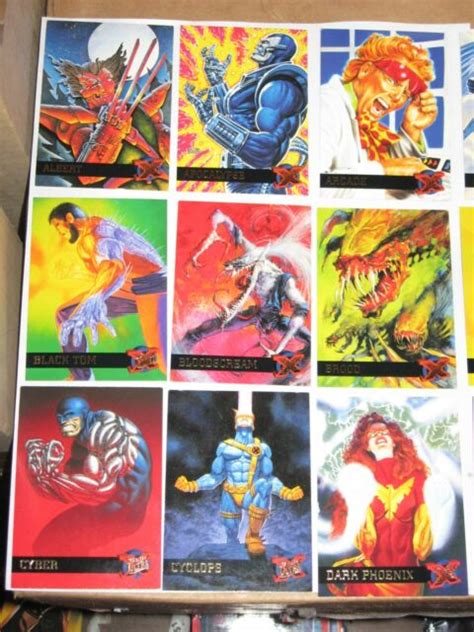 1995 Fleer Ultra Marvel X Men Trading Cards Complete Base Set 1 150