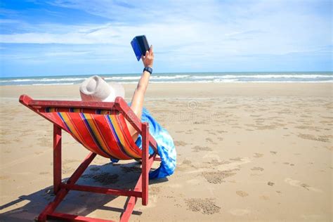 Woman Lounging Beach Natural Stock Photos Free And Royalty Free Stock