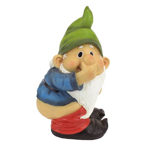 Buy Garden Gnome Statue Stinky The Garden Gnome Naughty Gnomes
