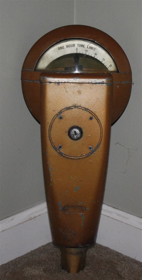 Vintage Duncan Mechanical Parking Meter 25 Cent 1 Hour Limit