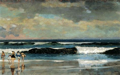 Winslow Homer (1836-1910) - On the beach ca.1869 | Winslow 