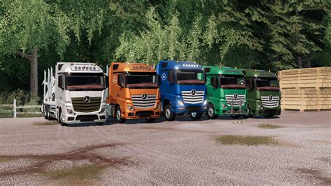 Mercedes Benz Actros Forstaufbau V10 Fs19 Landwirtschafts Simulator