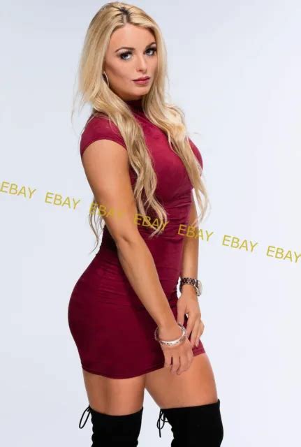 Mandy Rose Sexy And Busty Wwe Diva ~ 4x6 Glossy Photo 6 ~ Nxt Raw