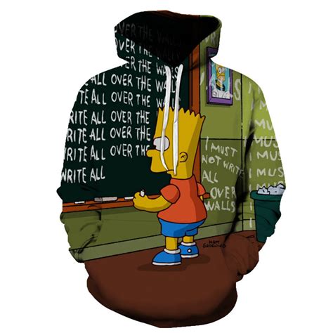 Simpsons Hoodie Pullover Hoodie 3d Sweatshirt 3d Print Hoodie Cosplaysos