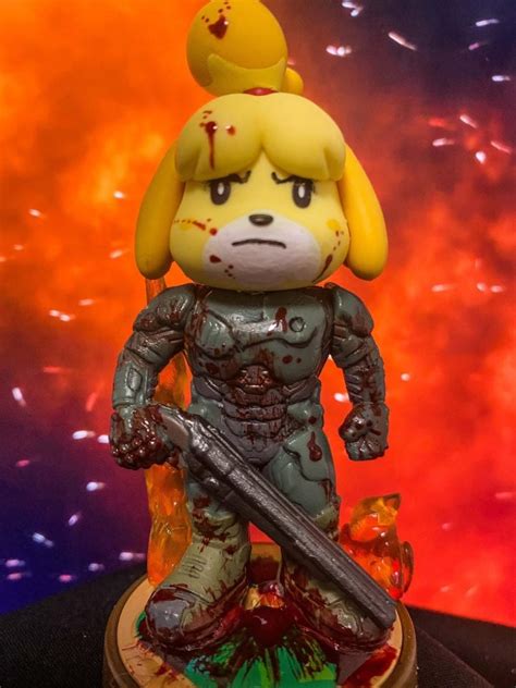 Este Amiibo De Doom Slayer Isabelle Necesita Ser Una Cosa Real Trucos