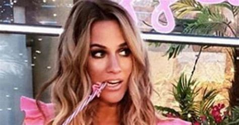 Caroline Flack 39 Is Swimming In Sex Appeal With Teeny Minidress