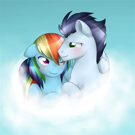 Rainbow Dash And Soarin By Kitsunewolf95 On Deviantart