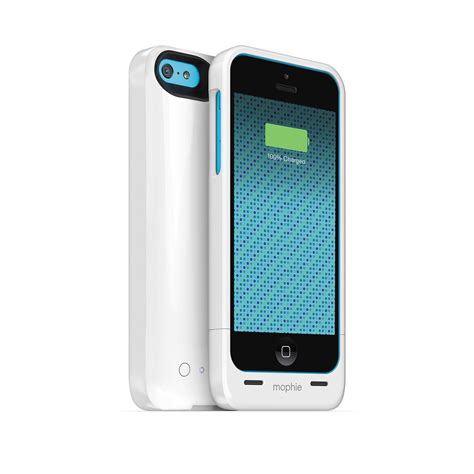 Mophie Juice Pack Helium For Iphone 5c Gloss White 2661 Bandh