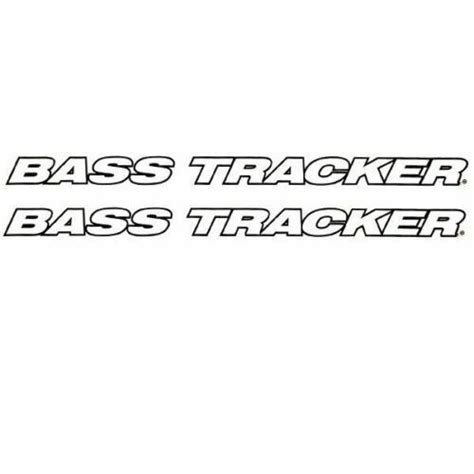 Bass Tracker Boat Yacht Decals 2pc Set Vinyl High Quality New Stickers
