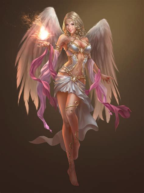 Angel By Bayko On Deviantart Beautiful Fantasy Art Fantasy Character Design Fantasy Art Women