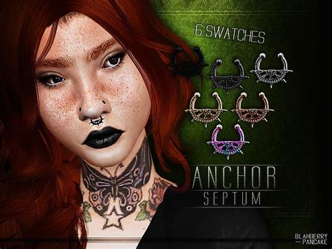 Anchor Septum By Blahberry Pancake For The Sims 4 Spring4sims Sims