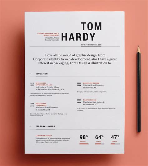 40 Beautiful Free Resume Templates To Download Right Now Graphic