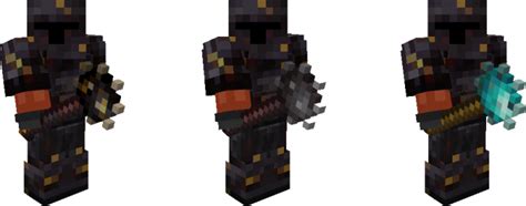 Mcpebedrock Gilded Netherite Armor Tools And Maces Addon《compatible