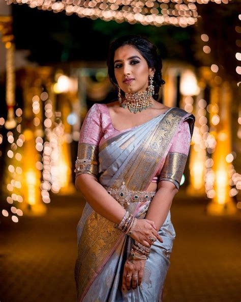 Unique Hues We Spotted In Sarees Recently Bridal Sarees South Indian