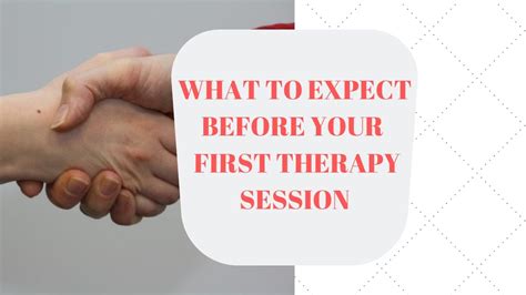 What To Expect Before Your First Therapy Session Youtube
