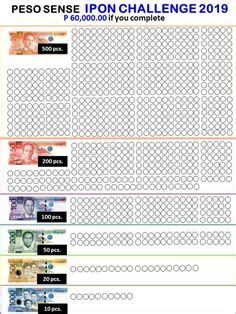 6 months ipon challenge] piggy bank ni mama coins only alkansya 2020 bow! Peso Sense Ipon Challenge Coin | ipon challenge | Money ...