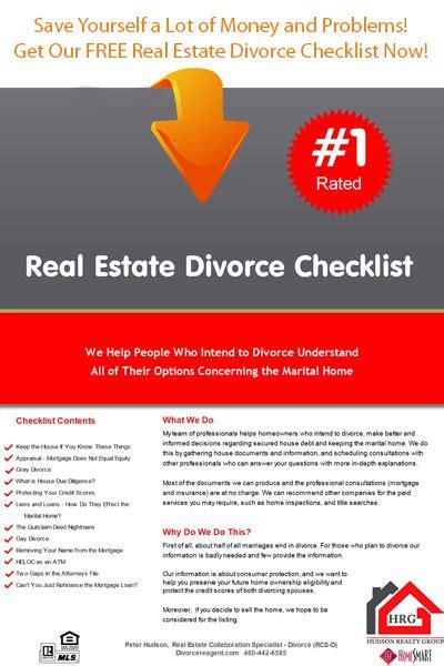 How to divorce doesn't need to be complicated and expensive, we have the divorce forms and packages professionals trust. Arizona Real Estate Divorce Checklist (With images) | Real ...