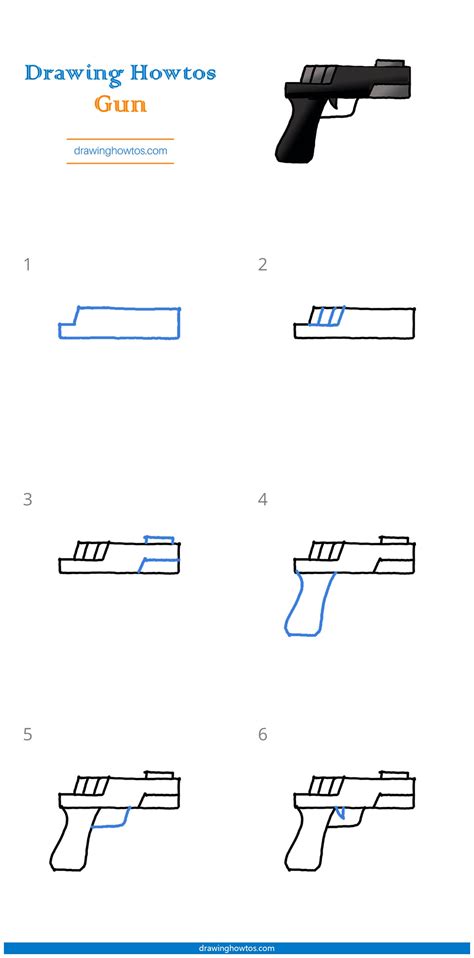 How To Draw Guns Step By Animalrepair25