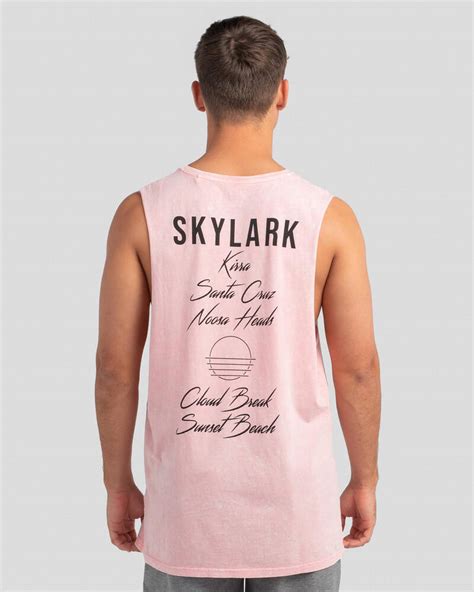 Skylark Location Muscle Tank In Light Pink Fast Shipping And Easy Returns City Beach Australia