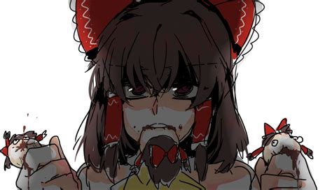 reimu and hakurei reimu touhou one yukkuri place