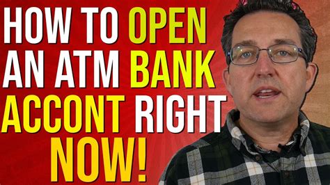 How To Open An Atm Bank Account Right Now Atm Business 2020 Youtube