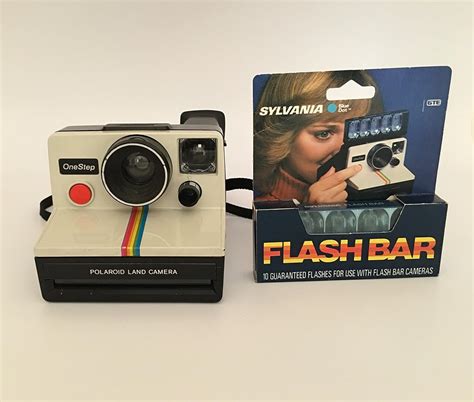 Polaroid Onestep Sx 70 Whiterainbow Camera