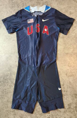 Nike Elite Pro Usa Olympic Track And Field Speedsuit Singlet Running Mens