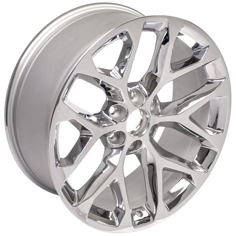 20 Fits Gmc Sierra Snowflake Style Replica Wheel Chrome 20x9