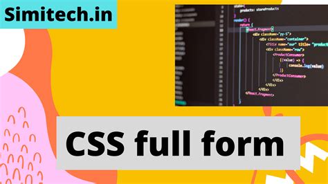 Css Full Form Use Of Css For Web Designers Simitech
