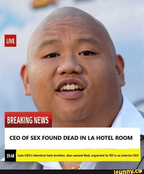 Breaking News Ceo Of Sex Found Dead In La Hotel Room Late Ceos Identical Twin Brother Also