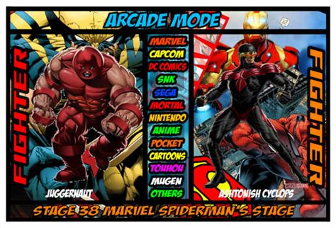 Marvel Vs Everything Screen Pack Creation Lab Mugen Free For All