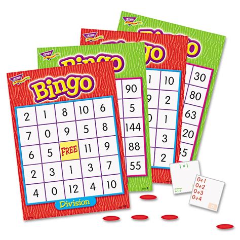 Juego De Bingo De Tendencia La Multiplicación Y La 114550 En Mercado Libre