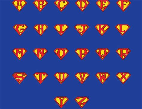 Download Superman Letters | First bday party | Pinterest | Superman ...