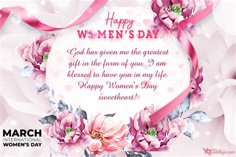 Free Womens Day Cards Template To Customize