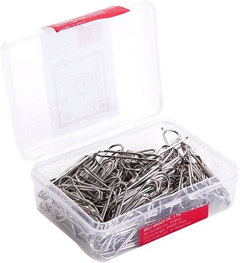 Deli Paper Clips Mm Size Box Of Pcs Silver Buy Best Price Global Shipping