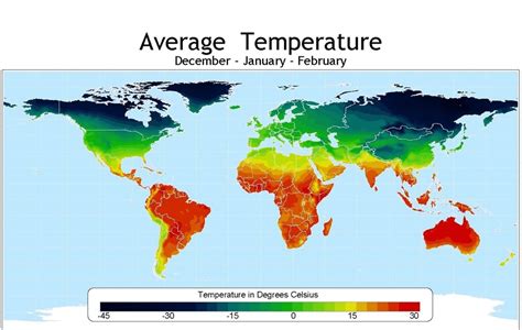 Mapa De Temperaturas Del Mundo