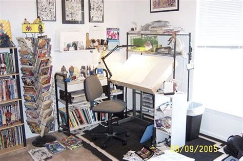 Studio Tours Artist Andy Smith Comic Book Resources Artist Home