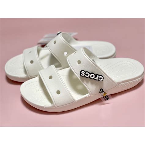 Crocs 2 Strap Slides With Crocs Jibbitz Kasama Na Yung “crocs” Jibbitz
